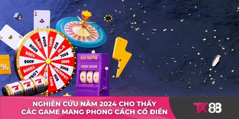 Nghiên cứu năm 2024 cho thấy các game mang phong cách cổ điển 